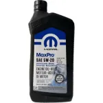 MaxPro 5W-20 Engine Oil 1 Liter for Jeep Dodge Chrysler by Mopar