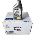 Mobil Super Fully Synthetic Oil (Dexos 1) - (5W-30) - (12 X 1 Liter)